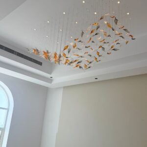 Modern Crystal Chandelier for Bedroom & Living Room Ceiling Lighting